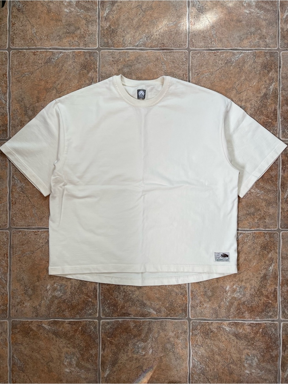 GRAHAME BIG TEE - SALT HEAVYWEIGHT COTTON JERSEY